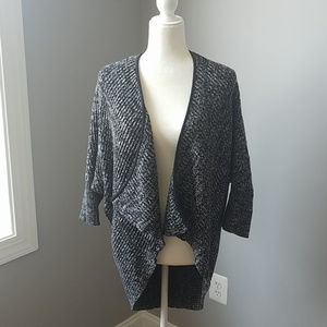 Tahari Wool Draped Knit Sweater